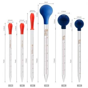 img 3 attached to 🔬 High-Quality 20cm (7.8-inch) Graduated Dropper Pipettes for Precise Pipetting
