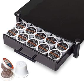 img 1 attached to ☕ Enhance Your Keurig Coffee Experience with Nook & Niche Premium Glass Stand and Pod Drawer