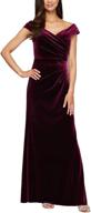 👗 alex evenings women's imperial shoulder dress - fashionable women's clothing logo