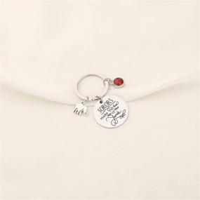 img 3 attached to 🔑 UJIMS Sorority Jewelry Sisterhood Keychain Sorors Perfect Greek Gift for Her Best Friend