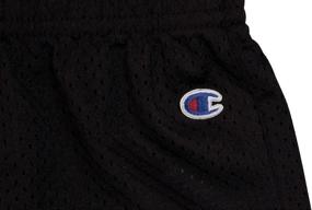 img 2 attached to Champion Heritage Running Basketball Black Mesh Girls' Clothing in Active