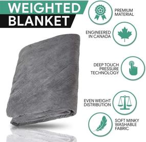 img 3 attached to Одеяла Hush Classic Weighted Blanket