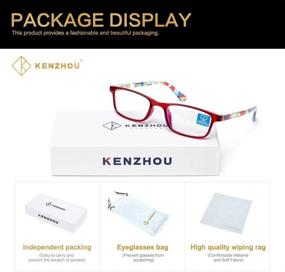 img 1 attached to 👓 Affordable 5-Pack Reading Glasses with Anti Glare Filter - Lightweight Spring Hinge Eyeglasses for Men and Women (+2.5)