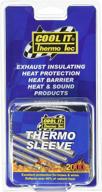 🔥 thermo-tec 14010 thermo-sleeve: heat-resistant protection for 5/8"-1" hoses - 3 ft. long logo