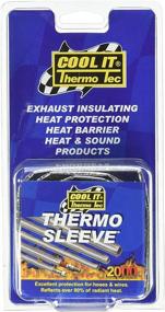 img 1 attached to 🔥 Thermo-Tec 14010 Thermo-Sleeve: Heat-resistant protection for 5/8"-1" hoses - 3 ft. long