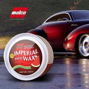 img 1 attached to Премиум воск Malco VOC Compliant Imperial Paste: аромат арбуза, высокий глянцевый блеск, долговечная защита для стеклопластика, гелькоата и окрашенных поверхностей - 14 унций (125214)