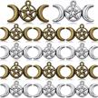 pentacle pentagram crescent accessory decorations beading & jewelry making logo