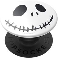 🔮 улучшенные popsockets: заменяемый верхний дизайн кошмара - джек скеллингтон - для мобильных телефонов и планшетов логотип