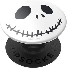 img 4 attached to 🔮 Улучшенные PopSockets: Заменяемый верхний дизайн кошмара - Джек Скеллингтон - для мобильных телефонов и планшетов