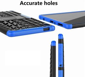 img 1 attached to 📱 Blue Kickstand Heavy Duty Case for Samsung Galaxy Tab A7 Lite 2021 Release 8.7 inch Tablet (SM-T220 / T225) by MaoMini