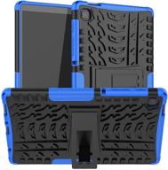 📱 blue kickstand heavy duty case for samsung galaxy tab a7 lite 2021 release 8.7 inch tablet (sm-t220 / t225) by maomini logo