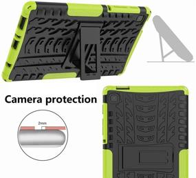 img 2 attached to 📱 Blue Kickstand Heavy Duty Case for Samsung Galaxy Tab A7 Lite 2021 Release 8.7 inch Tablet (SM-T220 / T225) by MaoMini