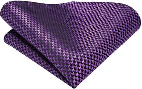 img 1 attached to 🎩 Dubulle Groom's Pocket Square: Wedding Men's Accessories for Ties, Cummerbunds & Pocket Squares