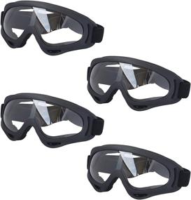 img 4 attached to LJDJ Motorcycle Goggles Adjustable Dust Proof