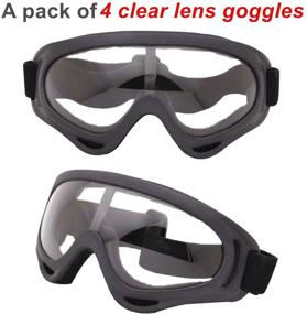 img 3 attached to LJDJ Motorcycle Goggles Adjustable Dust Proof