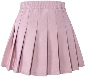 img 3 attached to 👗 SANGTREE Girls Women's Pleated Skirt with Stretchy Band - Sizes 2 Years to US 2XL