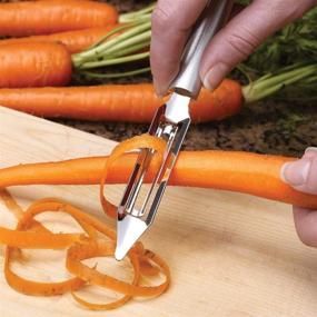 img 1 attached to 🔪 Rada Cutlery USA Made Vegetable Peeler with Stainless Steel Blade, 7-1/4 Inches, Aluminum Handle, Silver