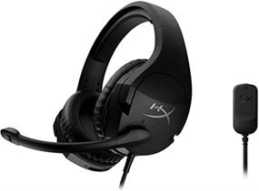 img 4 attached to 🎧 HyperX Cloud Stinger S - Gaming Headset for PC with Virtual 7.1 Surround Sound, Lightweight Design, Memory Foam, Soft Leatherette, Durable Steel Sliders, Swivel-to-Mute Noise-Cancelling Microphone in Black