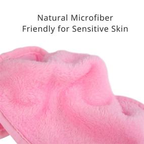 img 1 attached to 🧖 PRITE Makeup Remover Cloth: Reusable Facial Cleansing Towel for All Skin Types - Chemical Free, Instant Makeup Removal with Water, 4 Pack with Satisfaction Guarantee