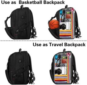 img 3 attached to 🎒 Waterproof Basketball Backpack with Approved Charging Function