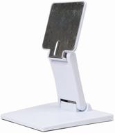 💻 adjustable folding vesa monitor desk stand - single mount for lcd screens (white) with vesa hole 75x75mm 100x100mm logo