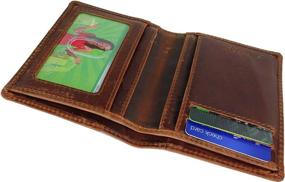 img 2 attached to 🔒 Ultimate Protection: Blocking Bifold Leather Stylish Pull Up Wallet