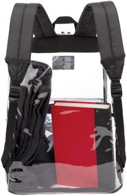 img 2 attached to Outdoor Products Clear Daypack Black Outdoor Recreation