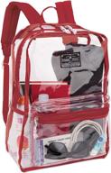 outdoor products clear daypack black outdoor recreation logo