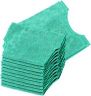 🧼 pack of 12 reusable real clean microfiber refills, compatible with swiffer and clorox readymop logo