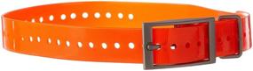 img 1 attached to Garmin 1-Inch Dog Collar: Vibrant Orange Design for Enhanced Visibility and Safety