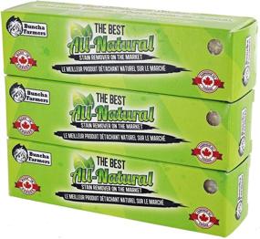 img 4 attached to 🌱 BunchaFarmers All Natural Stain Remover Stick: Biodegradable, Environmentally Friendly, 3 Pack - Made in Canada