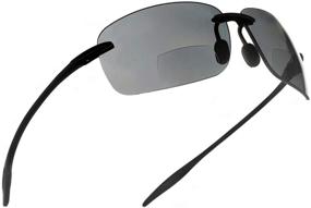 img 4 attached to TR90 Sports Navigator Maui Bifocal Sun Reading Sunglasses for Men and Women