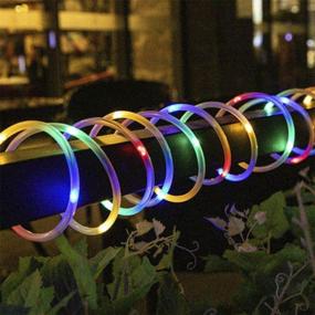 img 1 attached to 🌈 Vanthylit 33ft RGB LED Rope String Lights - 100LT, 18 Modes Colors Changing Outdoor Tube Lights, Waterproof Plug-in Outdoor Fairy Lights for Wedding, Patio, Garden, Christmas Decor