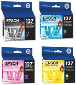 img 3 attached to 🖨️ Epson Ink Cartridge 127 Color Multipack with Set of Cartridges - High-Quality Printer Ink for Vivid Prints