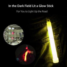 img 3 attached to 🔦 Premium Pack of 12 Ultra Bright Glow Sticks with Bonus Emergency Blanket and Survival Whistle - Ideal for Camping, Hiking, Outdoor Adventures, Survival Kits, and More - Provides Over 12 Hours of Reliable Emergency Lighting