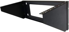 img 4 attached to 🔧 TECHTOO 6U Vertical Wall Mount Rack: Heavy Duty Open Server Rack for Network Equipment, 19 Inch Wall Mountable