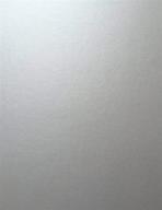 silver stardream metallic text paper - lightweight & versatile 8.5 x 11 - 81 lb. (120 gsm) - 50 sheets - cardstock warehouse logo