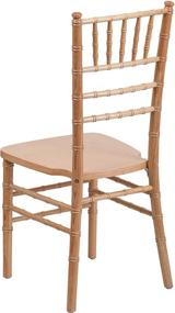 img 1 attached to ✨ Enhance Your Event Décor with Flash Furniture's HERCULES Series Natural Wood Chiavari Chair - 2 Pack