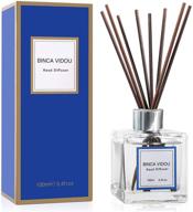 🌺 binca vidou reed diffuser set - bergamot vanilla lavender and jasmine scented oil reed diffusers for bedroom, living room, office - giftable & stress relief - 100 ml/3.4 oz logo