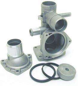 img 1 attached to 🔧 URO Parts NCE2247AD-PRM Aluminum Thermostat Housing Kit