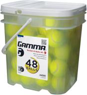 gamma pressureless tennis balls: durable, reusable, portable, perfect for practice, training, teaching, all court types, premium performance+ логотип