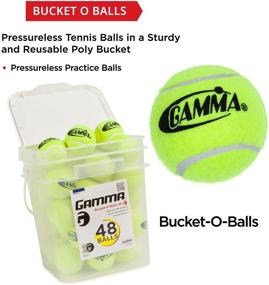 img 3 attached to Gamma Pressureless Tennis Balls: Durable, Reusable, Portable, Perfect for Practice, Training, Teaching, All Court Types, Premium Performance+