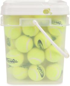 img 1 attached to Gamma Pressureless Tennis Balls: Durable, Reusable, Portable, Perfect for Practice, Training, Teaching, All Court Types, Premium Performance+