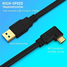 img 2 attached to 🔌 High-Speed Transfer Link Cable for Oculus Quest & Quest 2 - Fast Charging USB 3.0 to Type C - Compatible with Gaming PC - 16ft (5m)