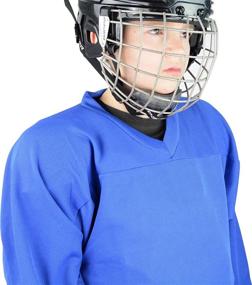 img 2 attached to 🏒 High-Quality Sports Unlimited Youth Hockey Practice Jersey for Optimal Skill Development