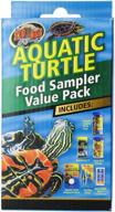 🐢 discover the best of aquatic turtle nutrition with zoo med sampler value pack logo