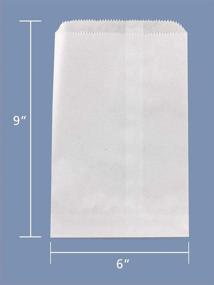 img 3 attached to 🛍️ Hygloss Products Pinch Bottom Arts and Crafts Paper Bags: 8.5x11 Inch, White, 100 Pack - Convenient and Versatile Packaging Solution for DIY Projects!