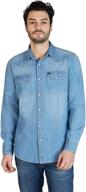 lee sleeve heritage western denim men's clothing logo