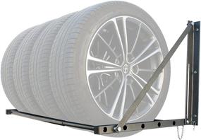 img 1 attached to 🔧 Efficient Organization: MAXXHAUL 70489 Adjustable Wall Mount Tire Rack