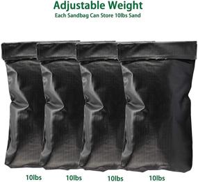 img 1 attached to Yaesport Adjustable Weighted Sandbags Training